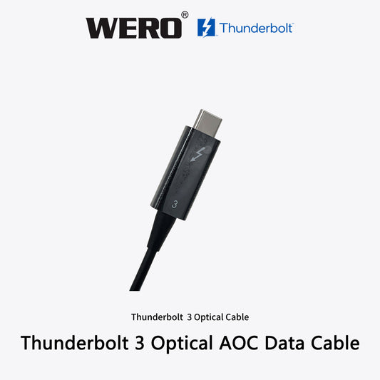 Câble optique actif Thunderbolt 3 40 Gbit/s fibre AOC longue distance 5-50 m